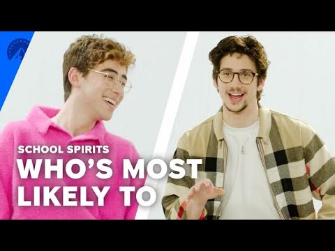 School Spirits | The Cast Plays Who's Most Likely To | Paramount+